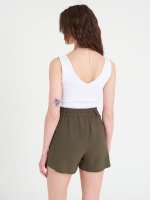 Shorts with buttons
