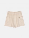 Linen blend shorts with pockets