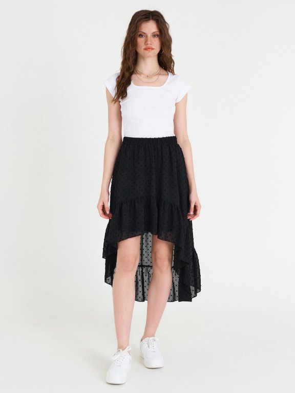 High low skirt