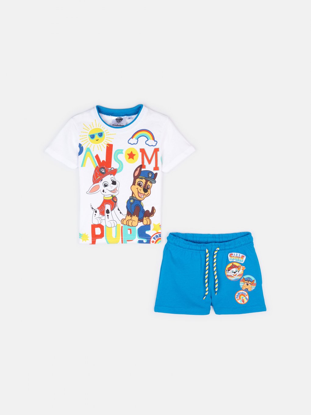 Set of cotton t-shirt and shorts Paw Patrol