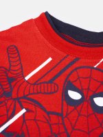 Bawełniany zestaw t-shirt i spodenki Spiderman