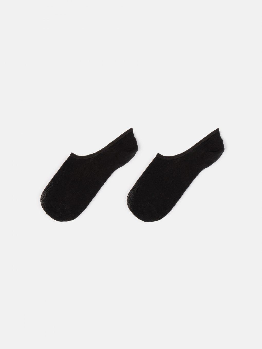 Základné basic neviditeľné ponožky so silikónovým prúžkom