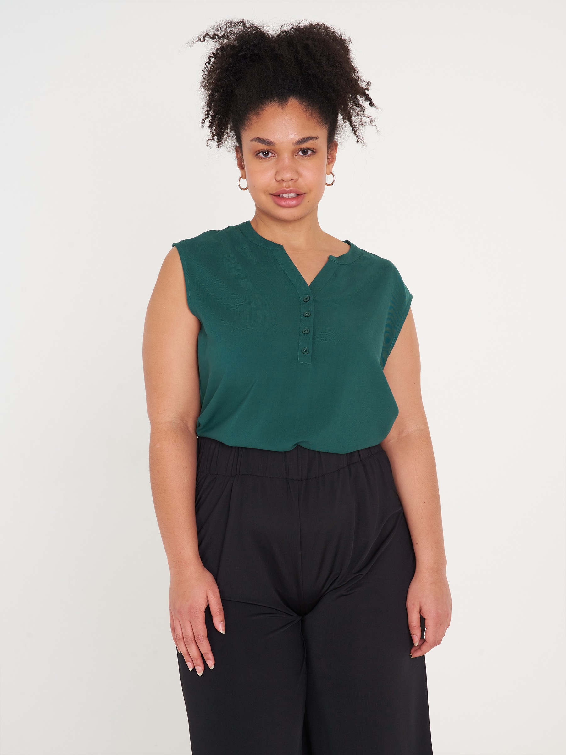 PLUS Uptown Poise V-neck Top