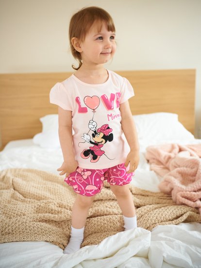 Bavlnená pyžamová súprava Minnie Mouse