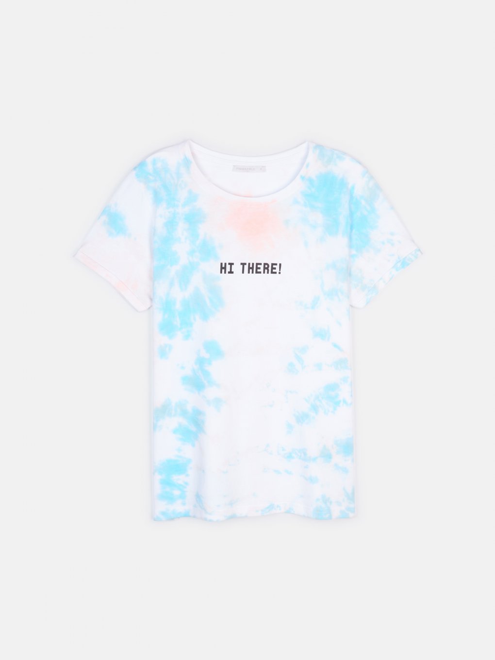 Tie dye cotton t-shirt