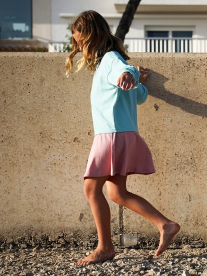 Bawełniana spódnica skater basic dla dziewczynki