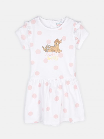 Bavlnené šaty pre bábätká Bambi