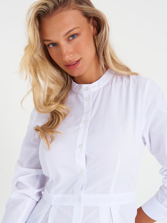 Cotton blended blouse
