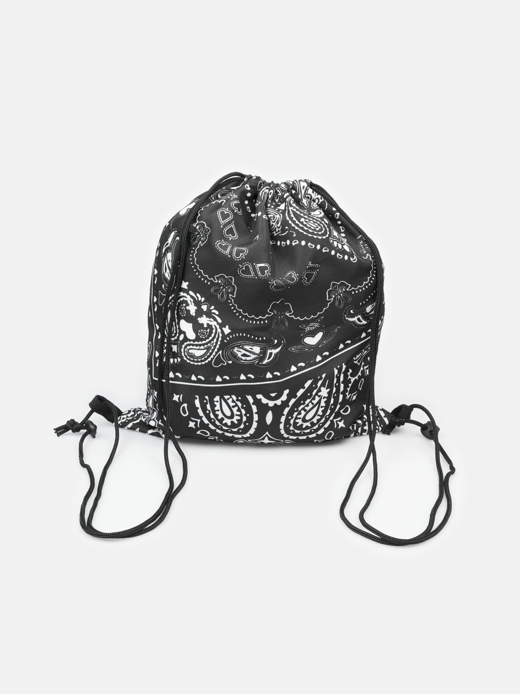 Backpack with bandana design