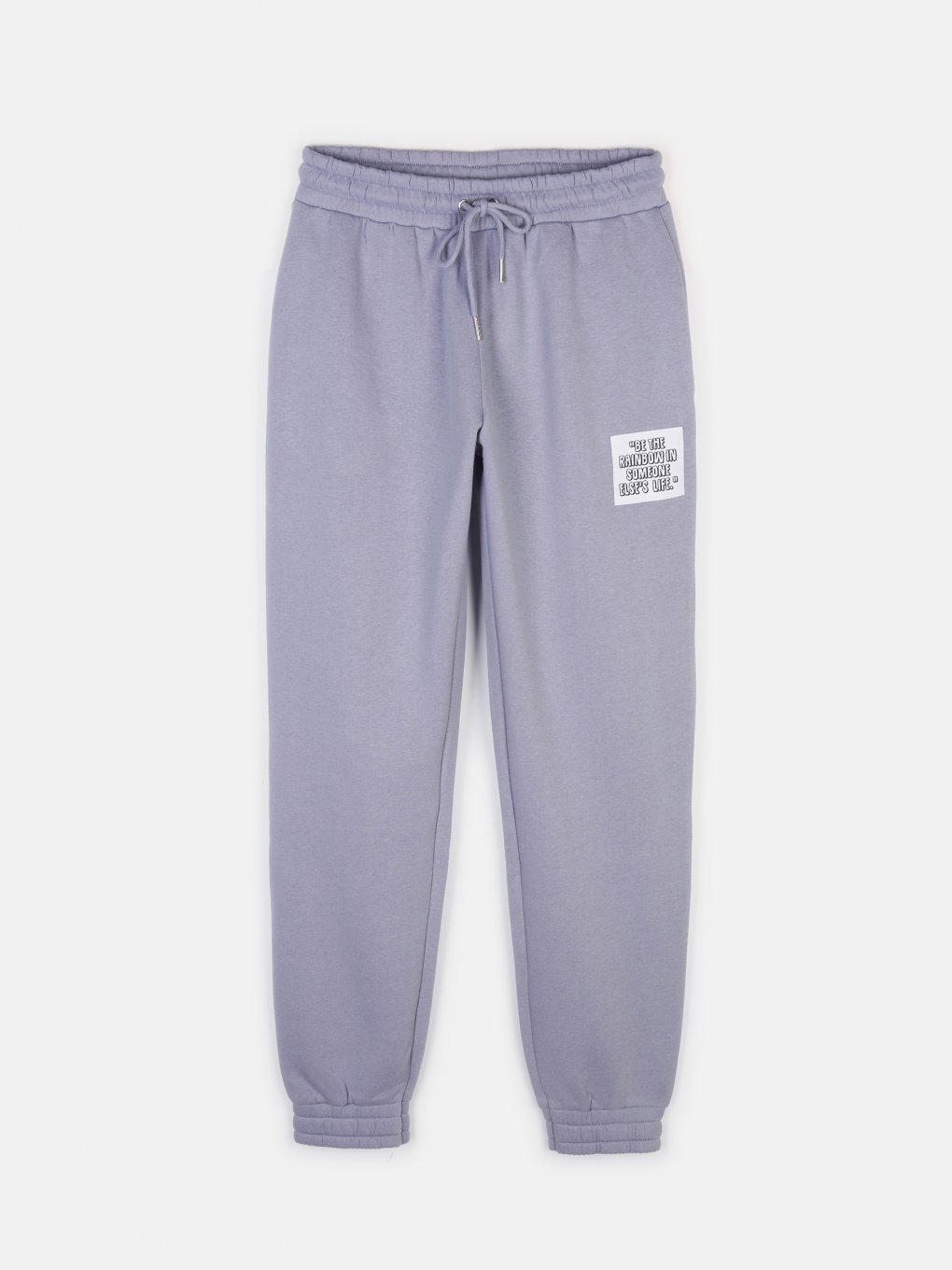 Sweatpants with patch