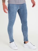 Základné basic slim fit džínsy