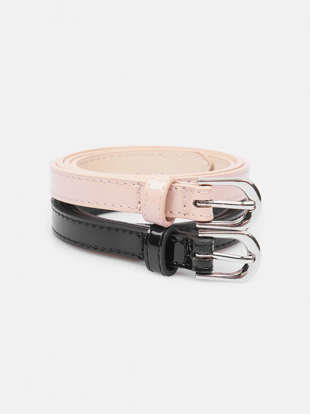2-pack skinny belts