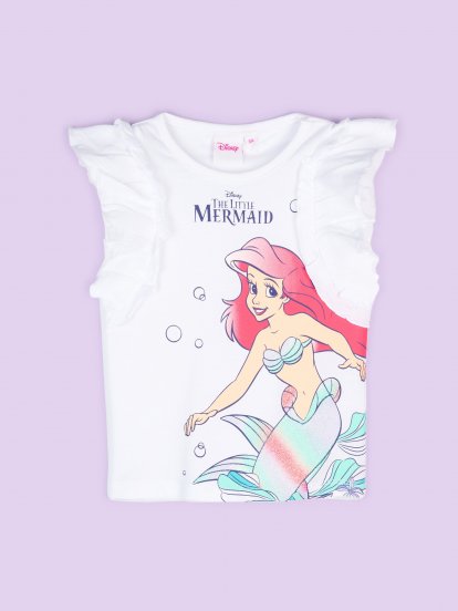 Bavlnené tričko Disney Princess Ariel