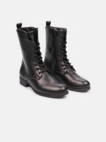 Lace-up combat boots