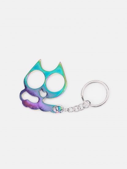 Cat shaped key ring