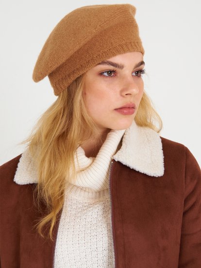 Knitted beret