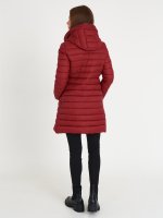 Quilted light jacket with hood