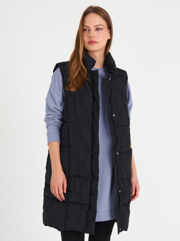 Quilted paded vest