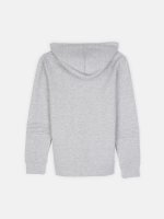 Basic cotton zip-up hoodie