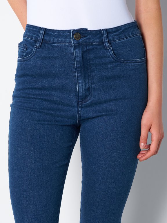 Základní basic dámské džíny skinny