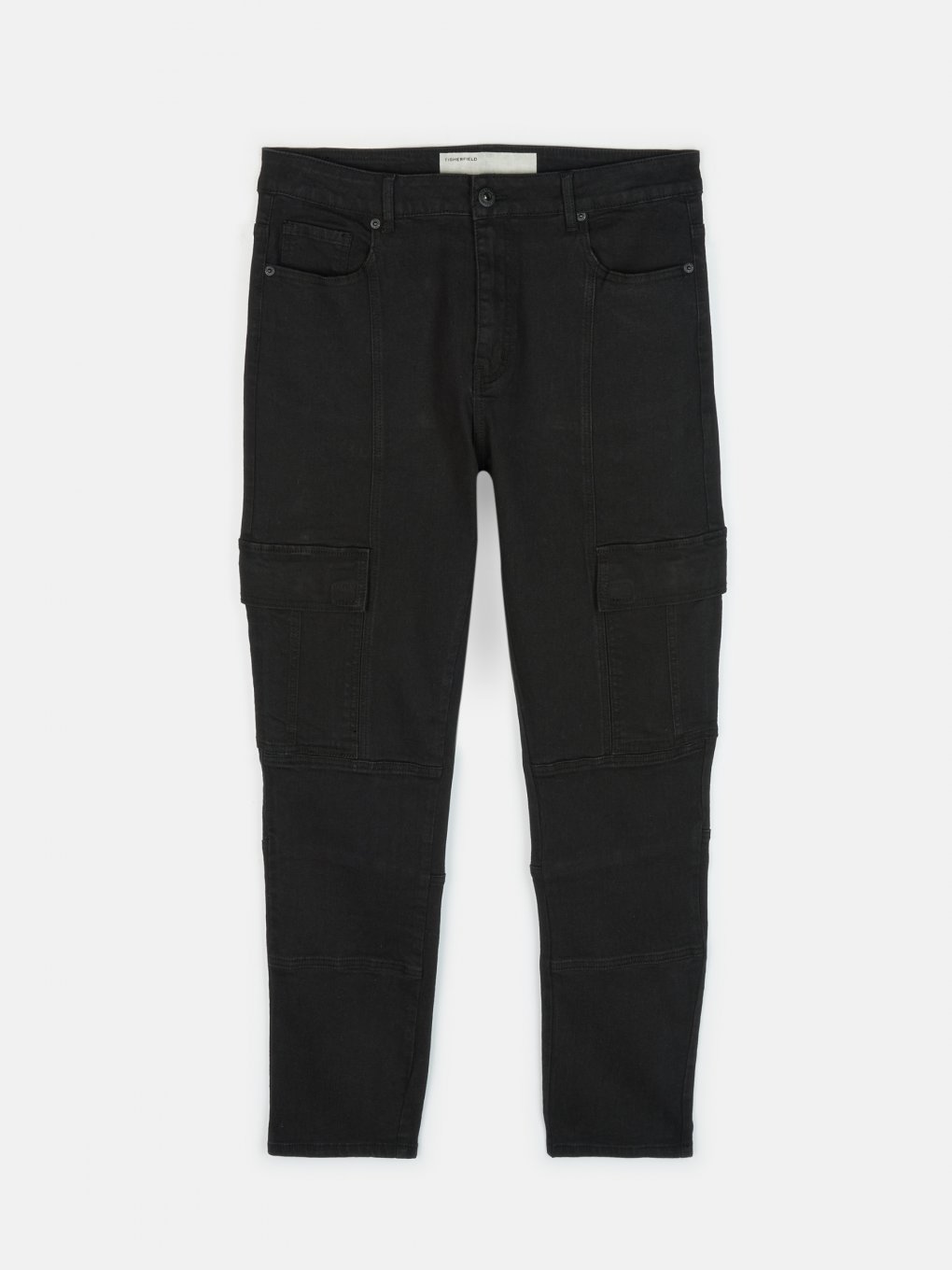 Jeansy straight slim fit cargo