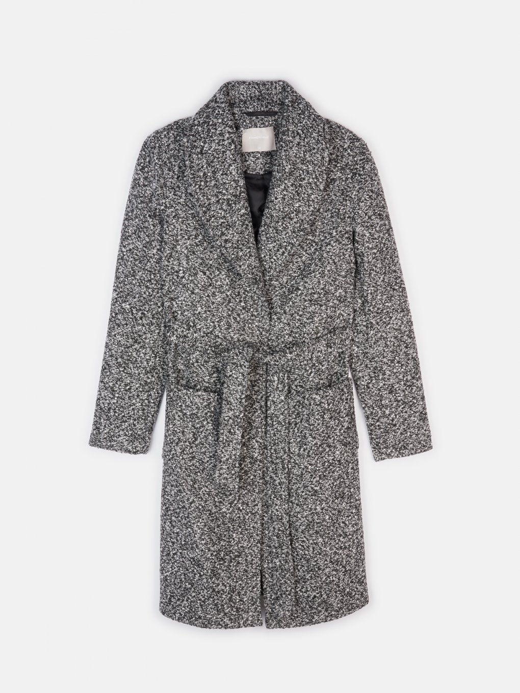 Marled robe coat