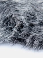 Round faux fur rug (90 cm)