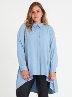 Plus size longline blouse
