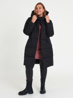 Plus size quilted winter jacket