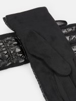 Quilted touch screen gloves