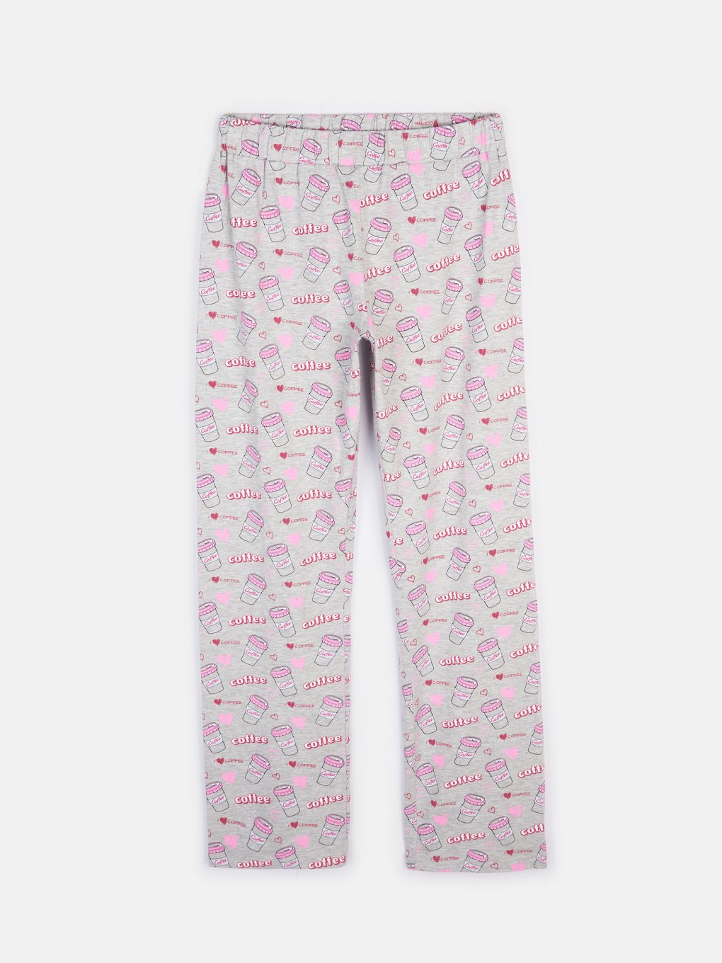 Bavlnené dámske pyžamové nohavice s potlačou