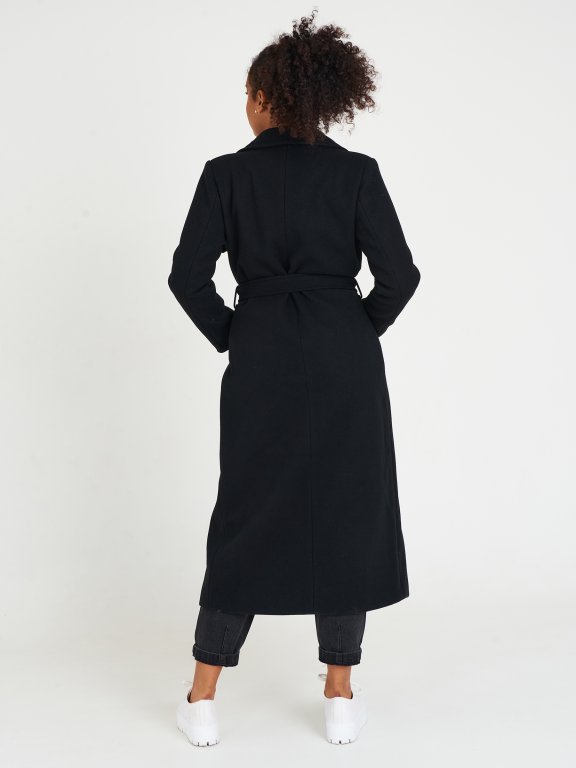Longline robe coat
