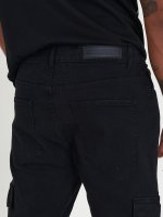 Cargo straight slim fit jeans