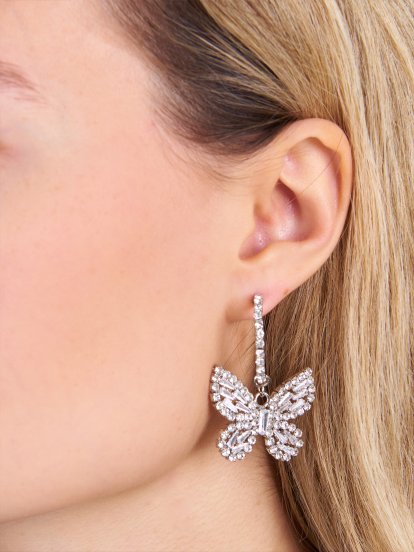 Butterfly shaped earrings