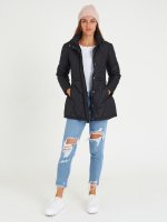 Quilted padded parka