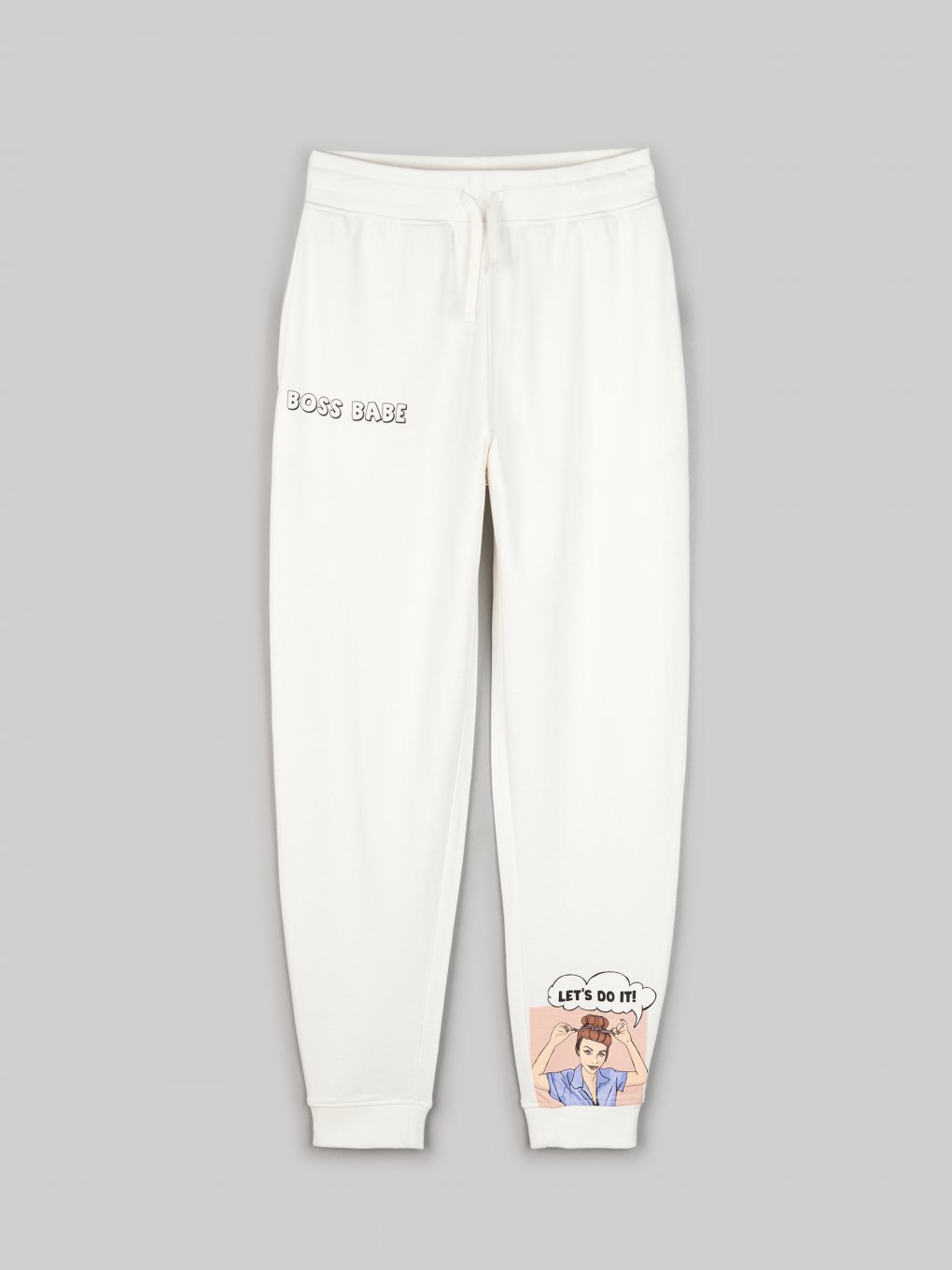 Sweatpants with graphic print