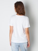 Základné bavlnené tričko s krátkym rukávom