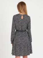 Knitted patterned dress