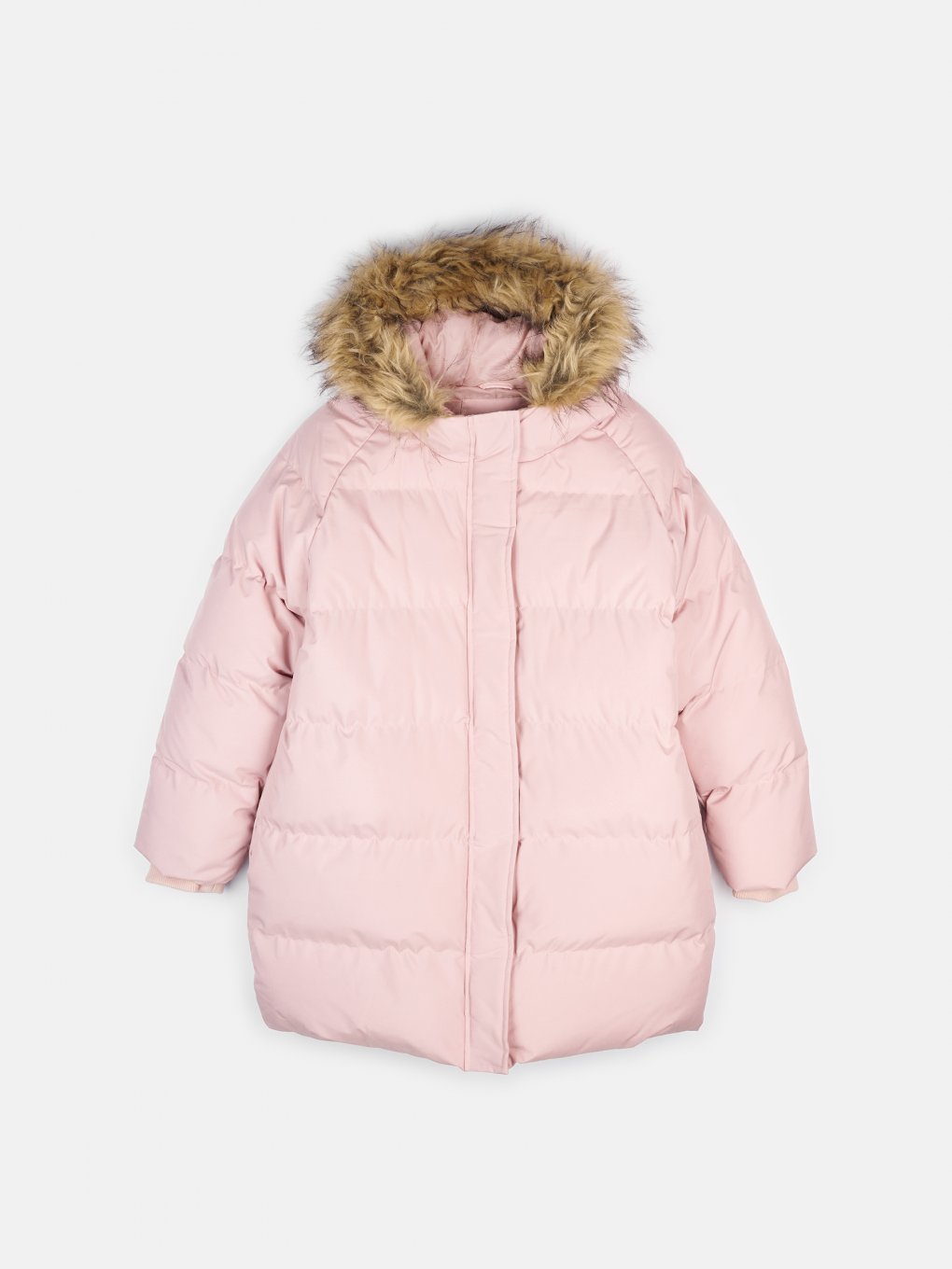 Plus size quilted padded winter jacket