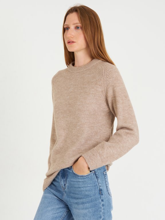 Oversize női pulóver