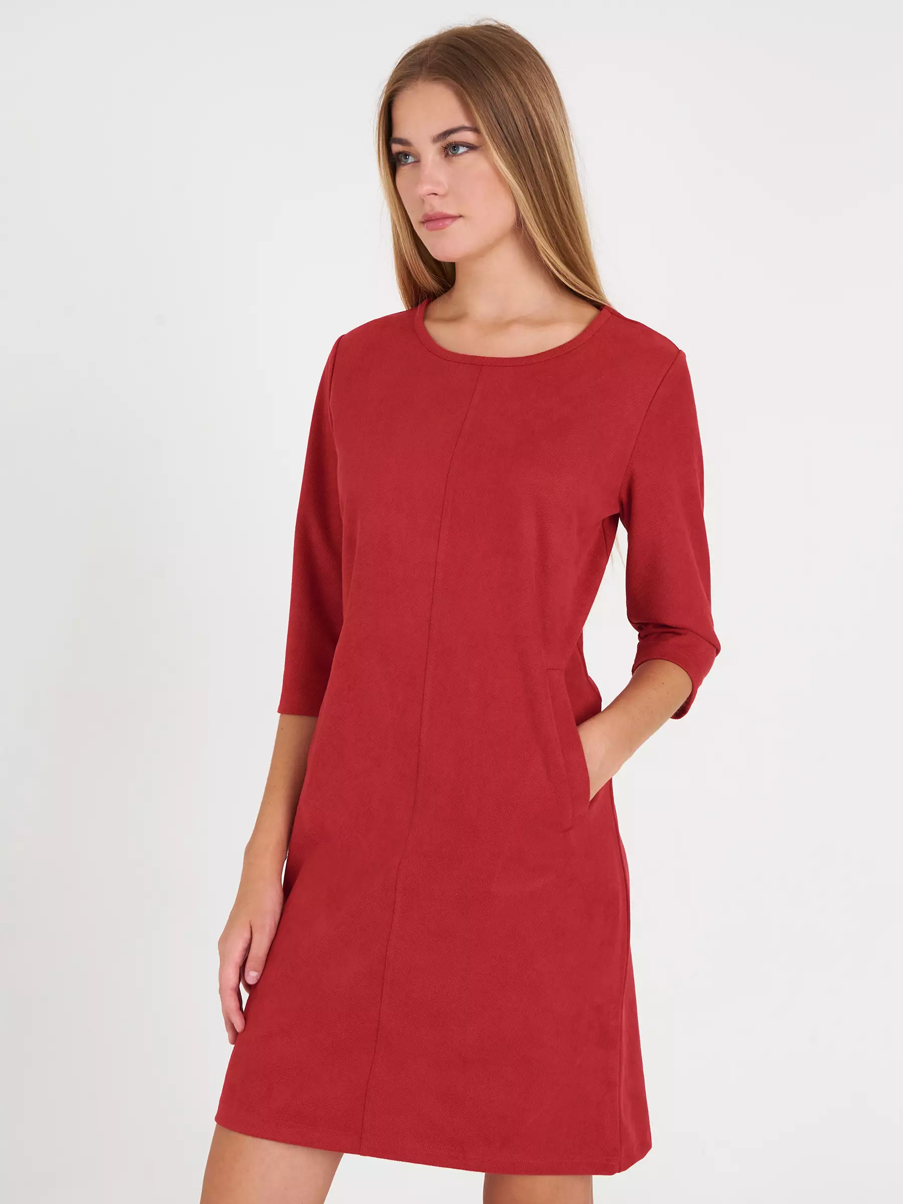 red faux suede dress Belted Zip Front Mock Neck, Hallie Faux Suede Mini Dress in Burgundy, Size XL,