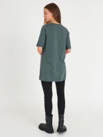 Oversized cotton t-shirt with print