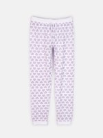 Hearts print cotton pyjama bottoms