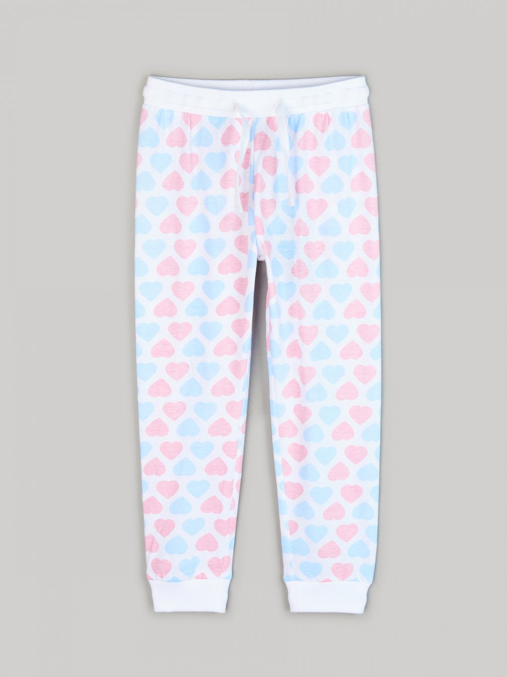Bavlněné pyžamové kalhoty s potiskem