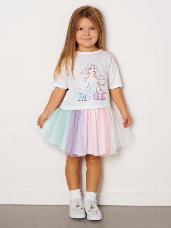 Dívčí sada tričko a sukně Disney Frozen II