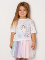 Zestaw t-shirt i spódnica Disney Frozen II dla dziewczynek