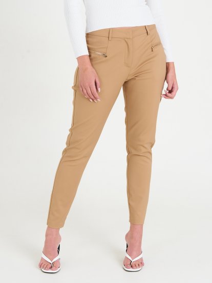 Zara Chino trouser Brown 40                  EU discount 96% WOMEN FASHION Trousers Basic 