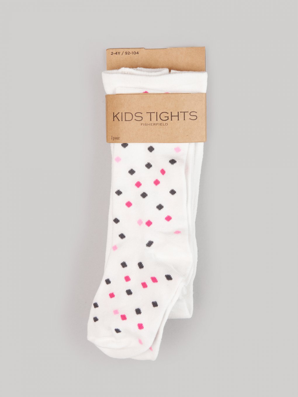 Fine knit tights with dots