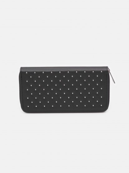 Wallet with studs