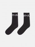 Hohe Socken mit Aufschrift